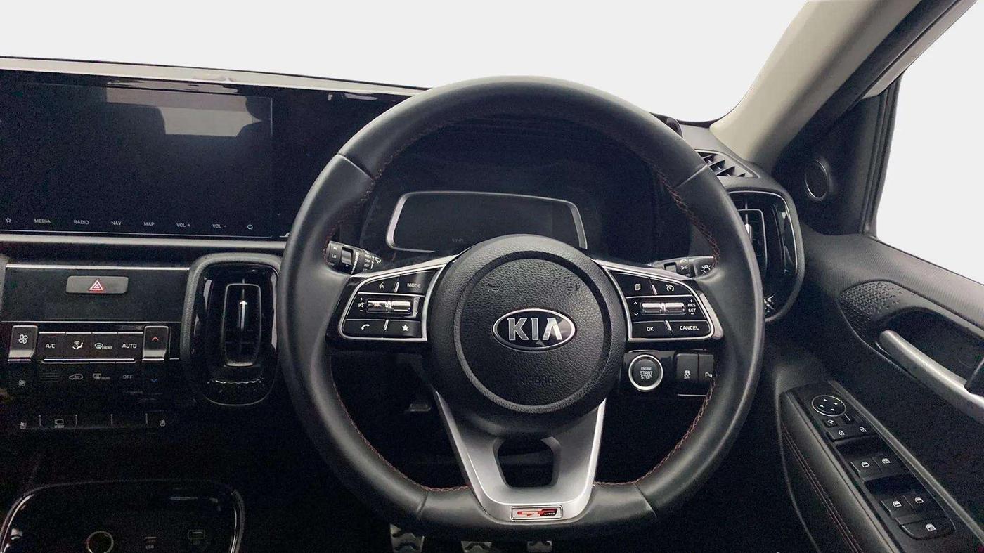 2021 KIA SONET GTX PLUS 1.5, Diesel, Manual, 87,474 km, Steering Wheel Close Up