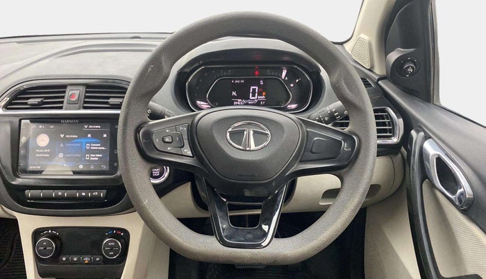 2022 Tata TIGOR XZA PLUS PETROL, Petrol, Automatic, 33,444 km, Steering Wheel Close Up