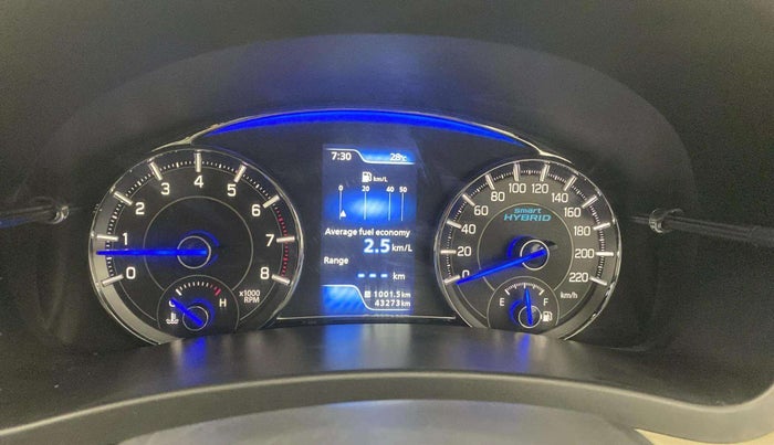 2018 Maruti Ciaz ALPHA 1.5 SHVS PETROL, Petrol, Manual, 43,315 km, Odometer Image