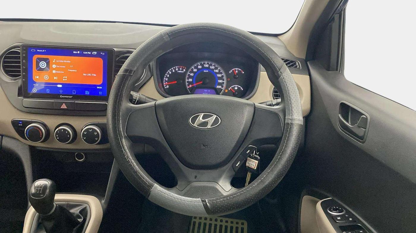 2014 Hyundai Grand i10 MAGNA 1.2 KAPPA VTVT, Petrol, Manual, 97,145 km, Steering Wheel Close Up