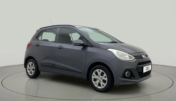 2015 Hyundai Grand i10 SPORTZ 1.2 KAPPA VTVT, Petrol, Manual, 96,335 km, Right Front Diagonal