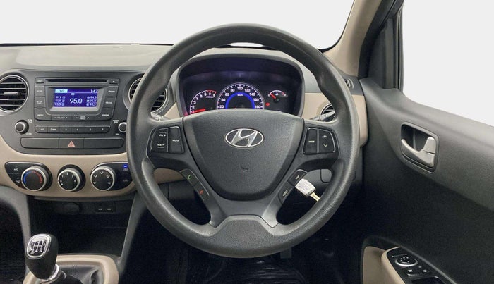 2015 Hyundai Grand i10 SPORTZ 1.2 KAPPA VTVT, Petrol, Manual, 96,335 km, Steering Wheel Close Up