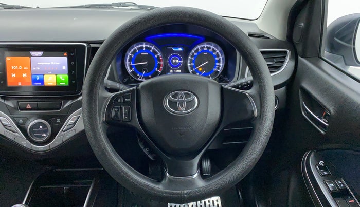 2019 Toyota Glanza G MT PETROL, Petrol, Manual, 2,881 km, Steering Wheel Close Up