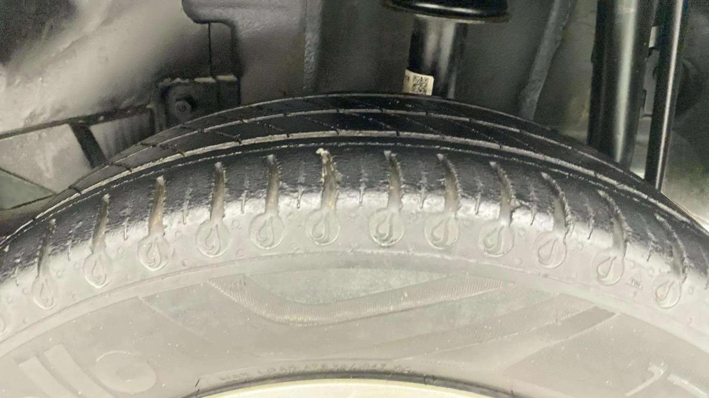 2022 Tata TIGOR XMA PETROL, Petrol, Automatic, 60,550 km, Left Rear Tyre Tread
