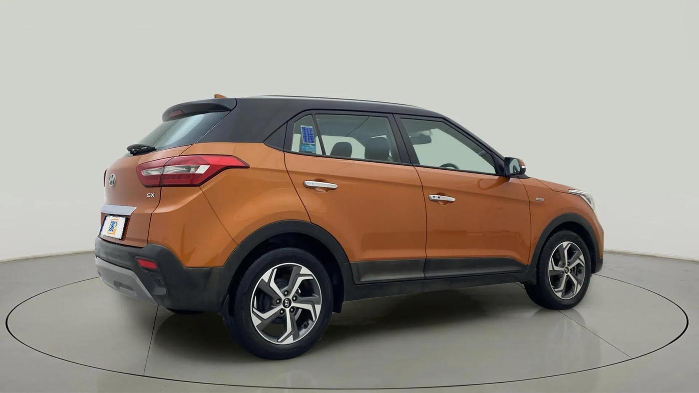2019 Hyundai Creta SX AT 1.6 PETROL, Petrol, Automatic, 29,984 km, Right Back Diagonal