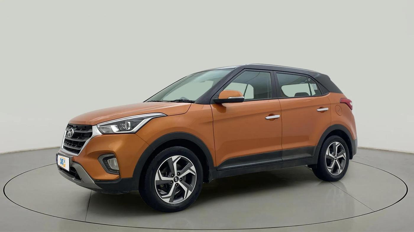 2019 Hyundai Creta SX AT 1.6 PETROL, Petrol, Automatic, 29,984 km, Left Front Diagonal