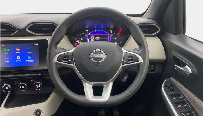 2022 Nissan MAGNITE XV TURBO CVT, Petrol, Automatic, 20,366 km, Steering Wheel Close Up