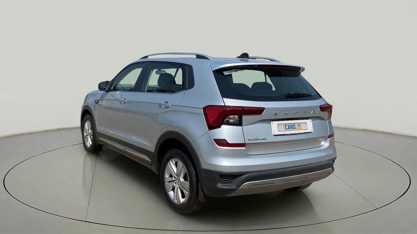2022 Skoda KUSHAQ AMBITION 1.0L TSI AT, Petrol, Automatic, 21,749 km, Left Back Diagonal