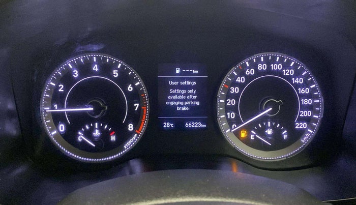 2019 Hyundai VENUE SX 1.0 (O) TURBO, Petrol, Manual, 66,263 km, Odometer Image