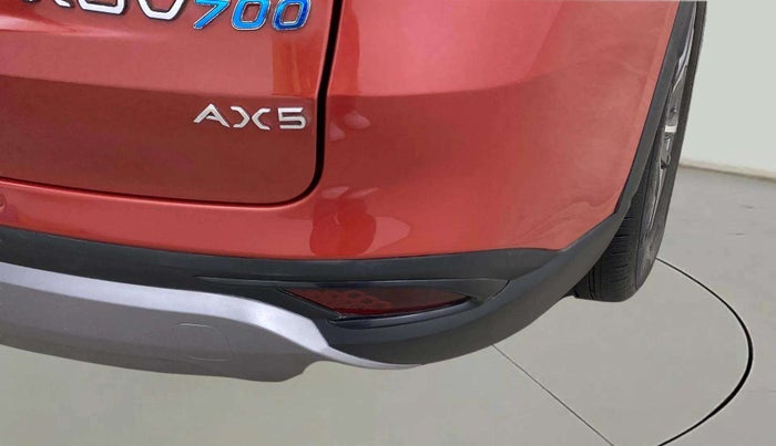 2023 Mahindra XUV700 AX 5 P MT 7 STR, Petrol, Manual, 12,009 km, Rear bumper - Paint is slightly damaged