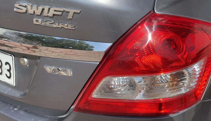 2013 Maruti Swift Dzire VXI, Petrol, Manual, 69,007 km, Right tail light - Minor scratches