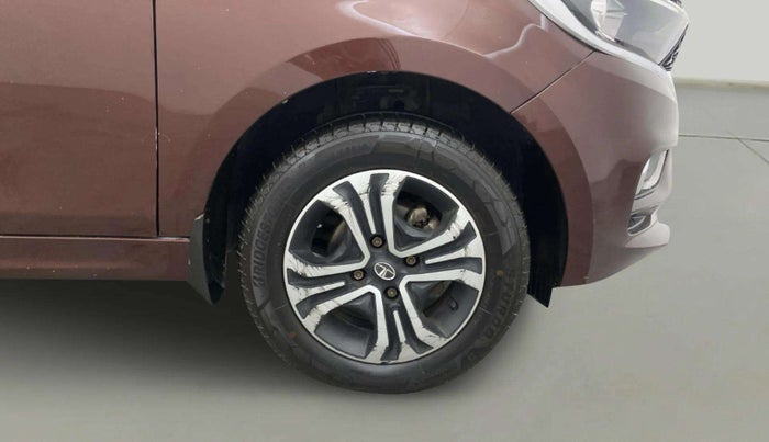 2022 Tata TIGOR XZ PLUS CNG, CNG, Manual, 49,434 km, Right Front Wheel