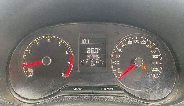 2017 Volkswagen Ameo TRENDLINE 1.2L, Petrol, Manual, 50,686 km, Odometer Image