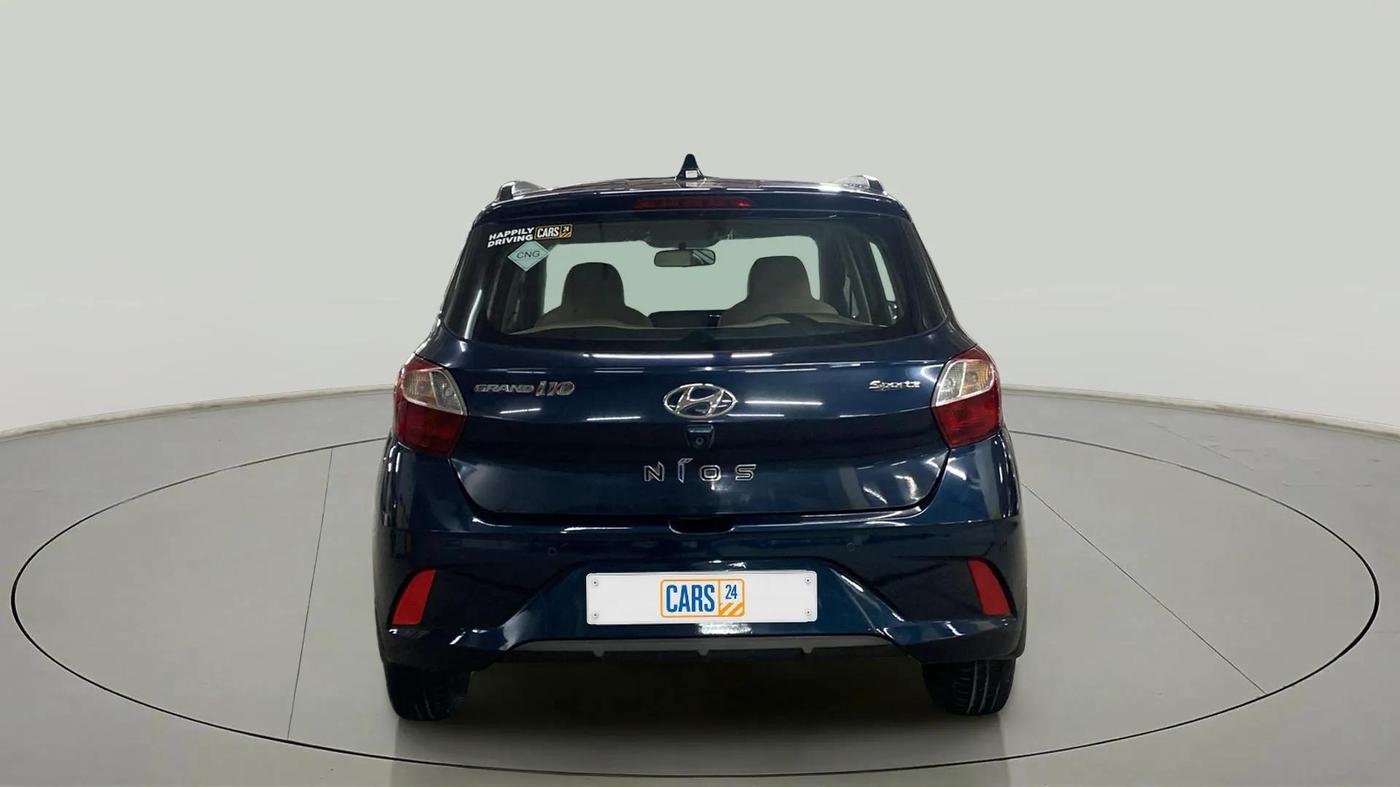 2021 Hyundai GRAND I10 NIOS SPORTZ 1.2 KAPPA VTVT CNG, CNG, Manual, 58,065 km, Back/Rear