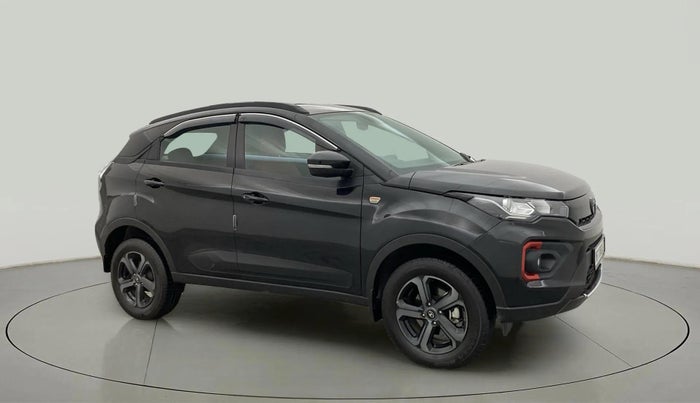 2023 Tata NEXON XZA PLUS LUX SUNROOF RED DARK PETROL, Petrol, Automatic, 9,454 km, Right Front Diagonal