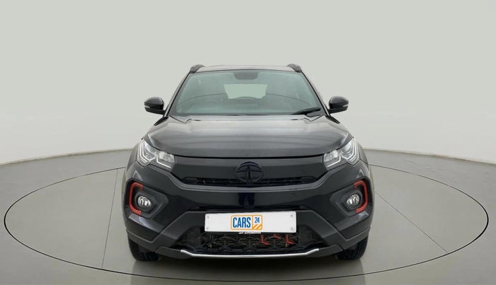 2023 Tata NEXON XZA PLUS LUX SUNROOF RED DARK PETROL, Petrol, Automatic, 9,454 km, Front