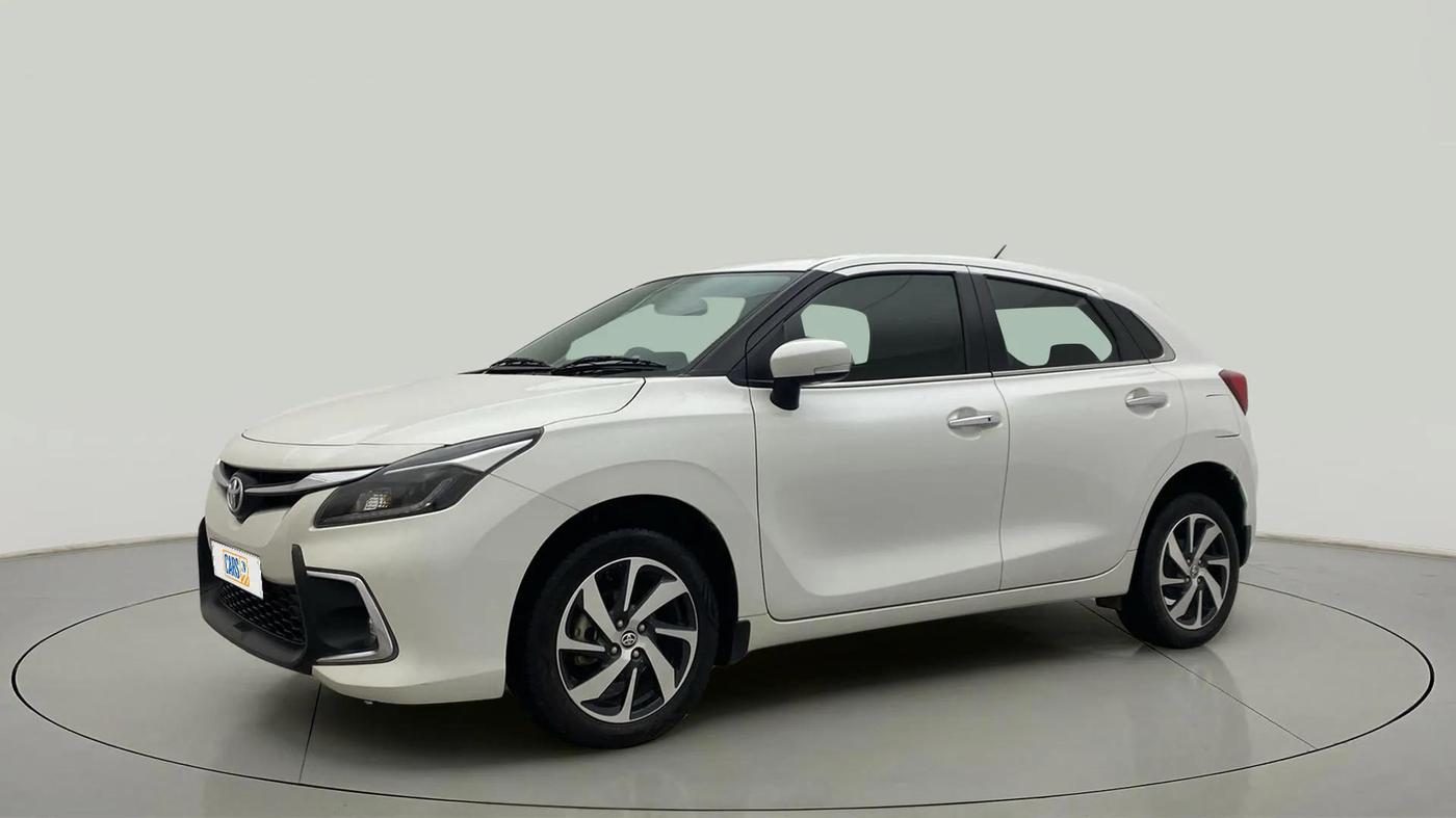 2023 Toyota Glanza G AMT, Petrol, Automatic, 37,830 km, Left Front Diagonal