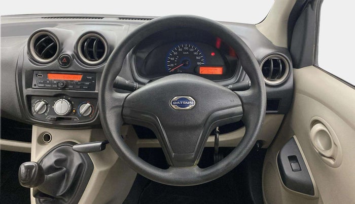 2018 Datsun Go T, Petrol, Manual, 17,428 km, Steering Wheel Close Up