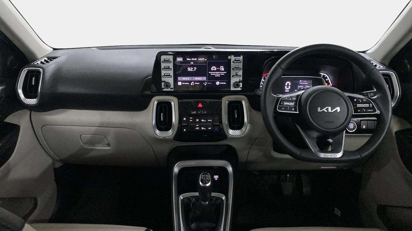 2021 KIA SONET HTX 1.0 IMT, Petrol, Manual, 9,575 km, Dashboard