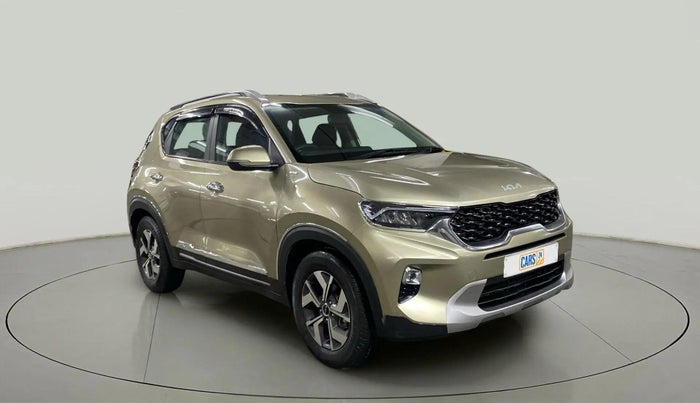 2021 KIA SONET HTX 1.0 IMT, Petrol, Manual, 9,297 km, Right Front Diagonal