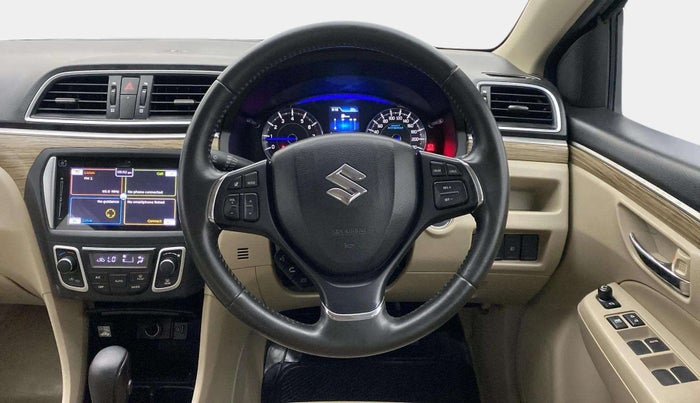 2020 Maruti Ciaz ALPHA  AT 1.5 SHVS PETROL, Petrol, Automatic, 63,580 km, Steering Wheel Close Up