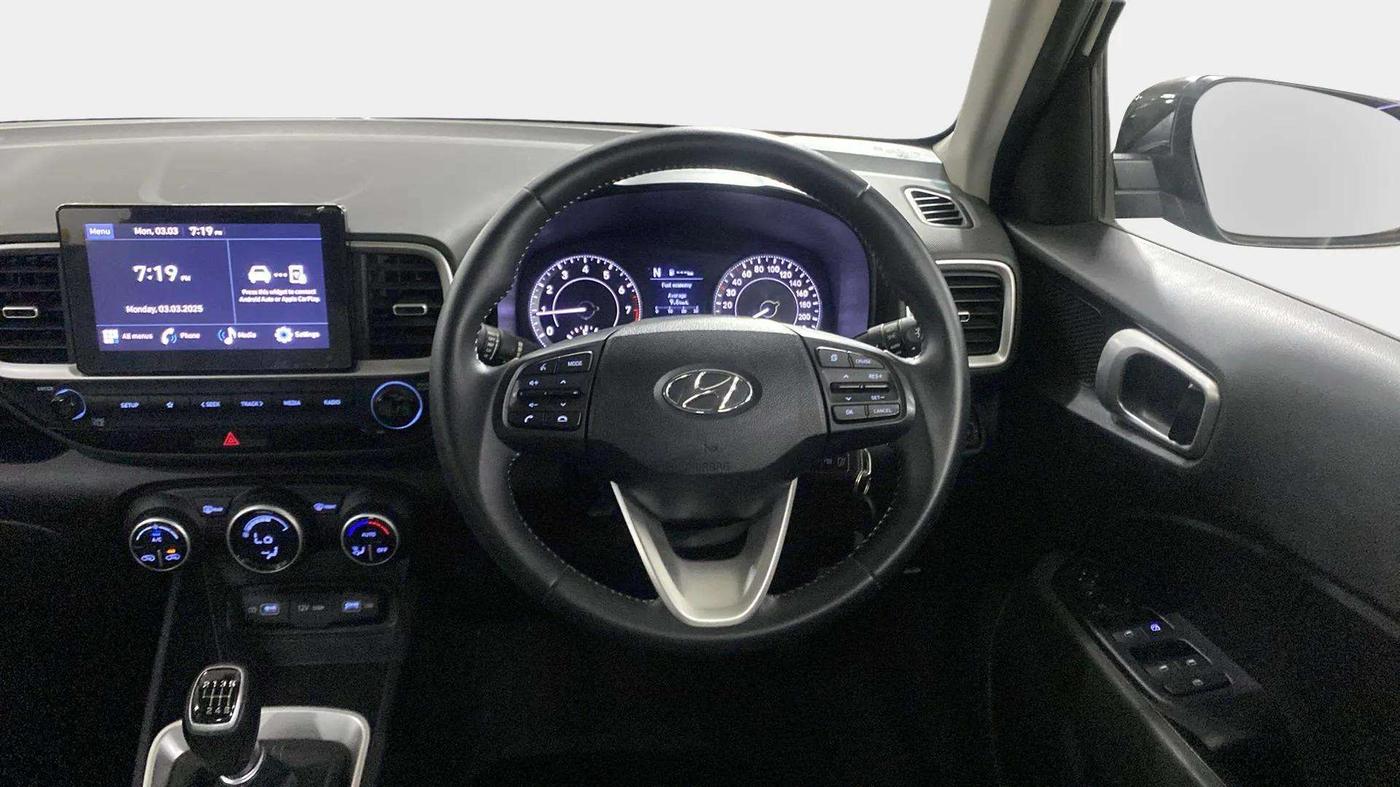 2021 Hyundai VENUE SX 1.0 TURBO IMT, Petrol, Manual, 17,887 km, Steering Wheel Close Up