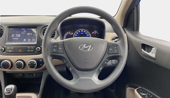 2018 Hyundai Grand i10 SPORTZ 1.2 KAPPA VTVT, Petrol, Manual, 37,650 km, Steering Wheel Close Up