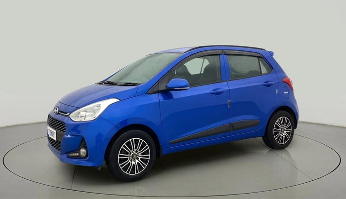 2018 Hyundai Grand i10 SPORTZ 1.2 KAPPA VTVT, Petrol, Manual, 37,650 km, Left Front Diagonal