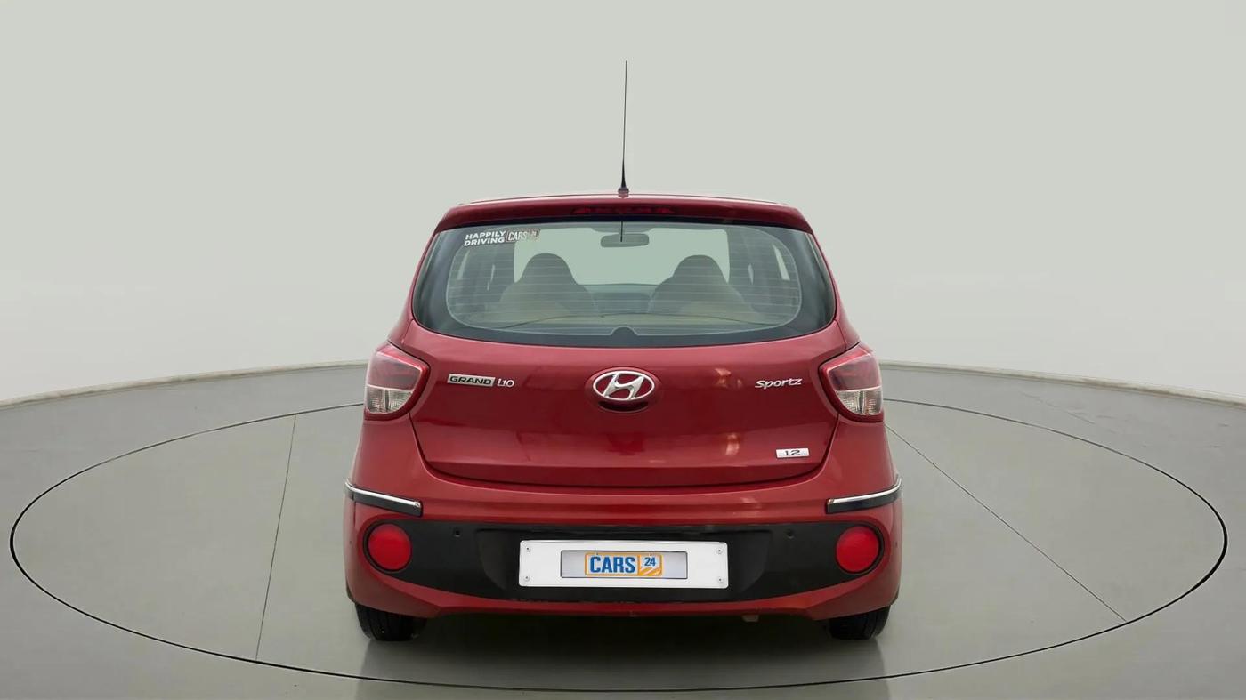 2018 Hyundai Grand i10 SPORTZ 1.2 KAPPA VTVT, Petrol, Manual, 33,525 km, Back/Rear
