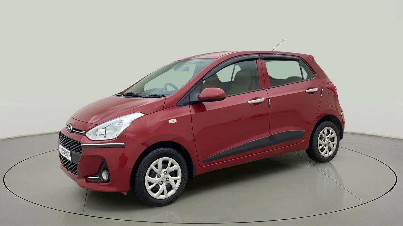 2018 Hyundai Grand i10 SPORTZ 1.2 KAPPA VTVT, Petrol, Manual, 33,525 km, Left Front Diagonal