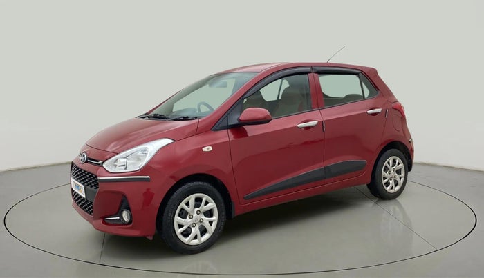 2018 Hyundai Grand i10 SPORTZ 1.2 KAPPA VTVT, Petrol, Manual, 33,477 km, Left Front Diagonal