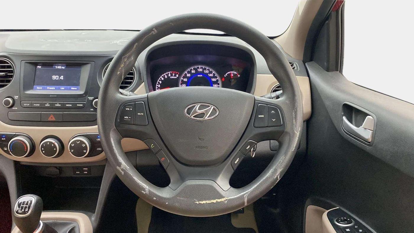 2018 Hyundai Grand i10 SPORTZ 1.2 KAPPA VTVT, Petrol, Manual, 33,525 km, Steering Wheel Close Up
