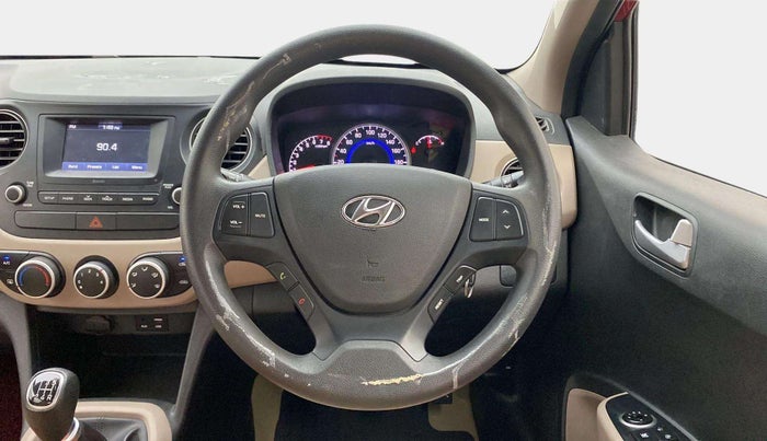 2018 Hyundai Grand i10 SPORTZ 1.2 KAPPA VTVT, Petrol, Manual, 33,477 km, Steering Wheel Close Up