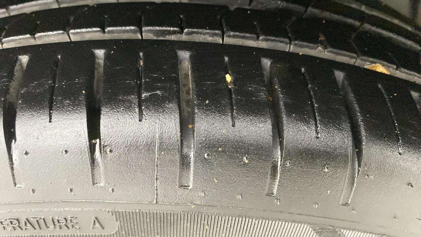 2020 Maruti Baleno ZETA CVT PETROL 1.2, Petrol, Automatic, 4,822 km, Right Rear Tyre Tread