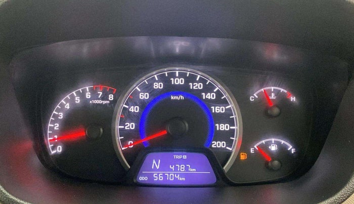 2016 Hyundai Grand i10 ASTA AT 1.2 KAPPA VTVT, Petrol, Automatic, 56,699 km, Odometer Image