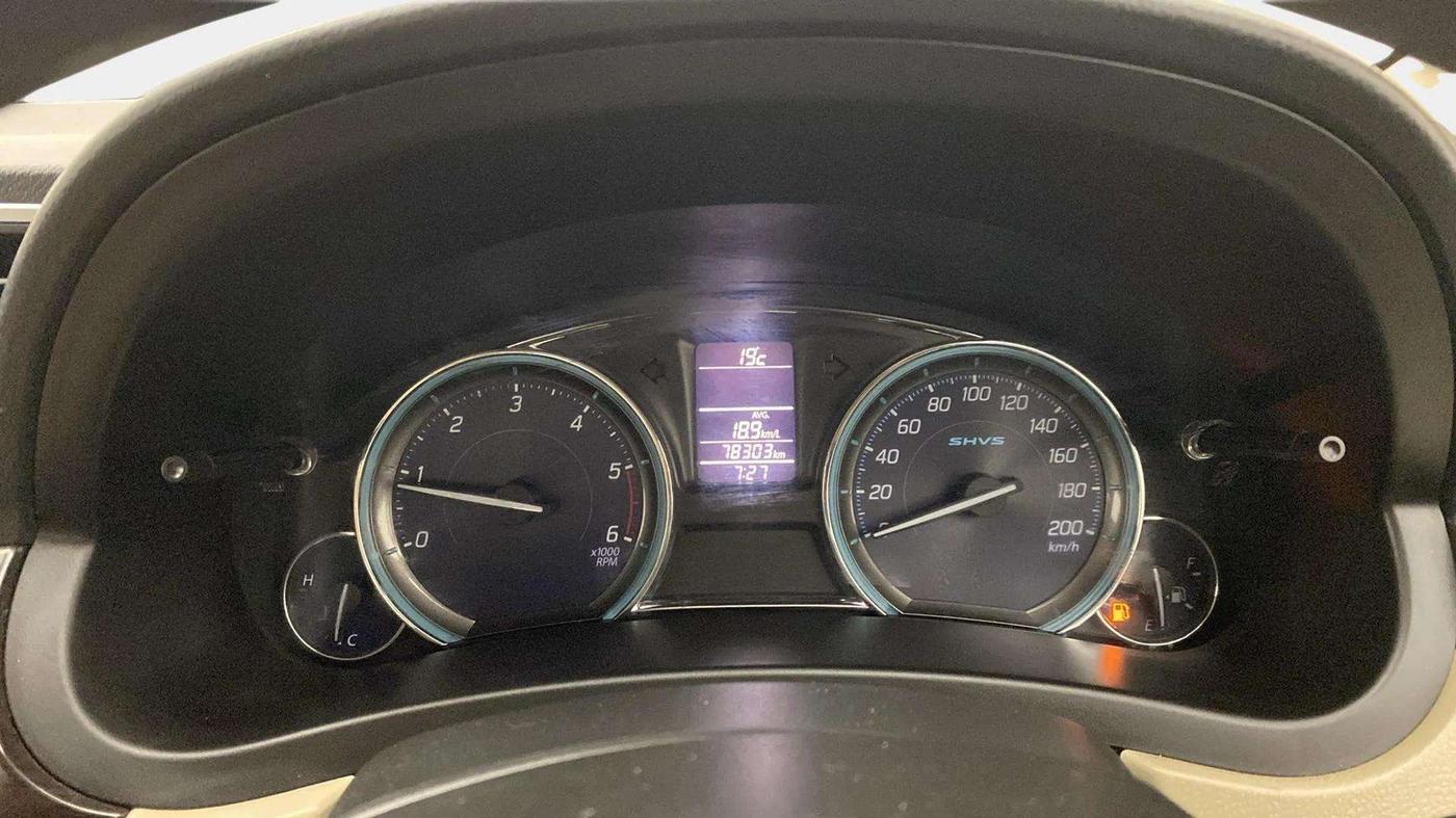 2016 Maruti Ciaz VDI+ SHVS, Diesel, Manual, 78,356 km, Odometer Image