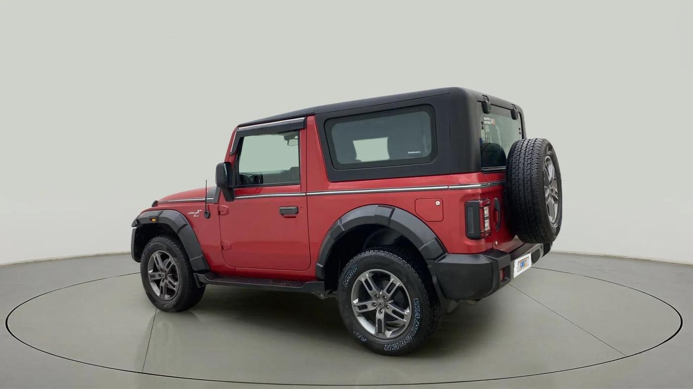 2022 Mahindra Thar LX PETROL HT 4WD AT, Petrol, Automatic, 13,490 km, Left Back Diagonal