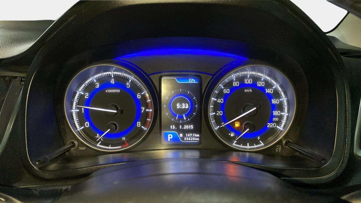 2019 Toyota Glanza V CVT, Petrol, Automatic, 35,492 km, Odometer Image