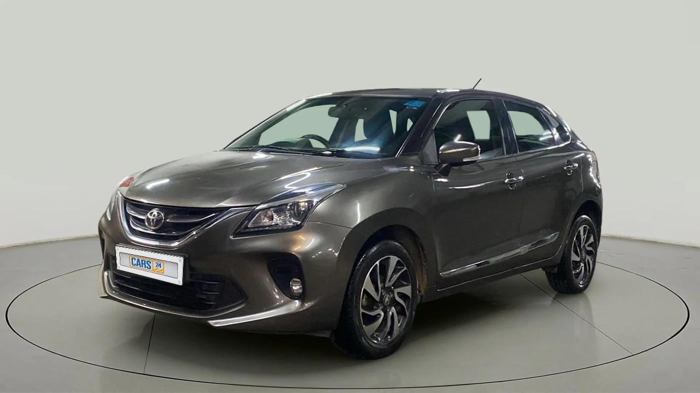 2019 Toyota Glanza V CVT, Petrol, Automatic, 35,492 km, Left Front Diagonal