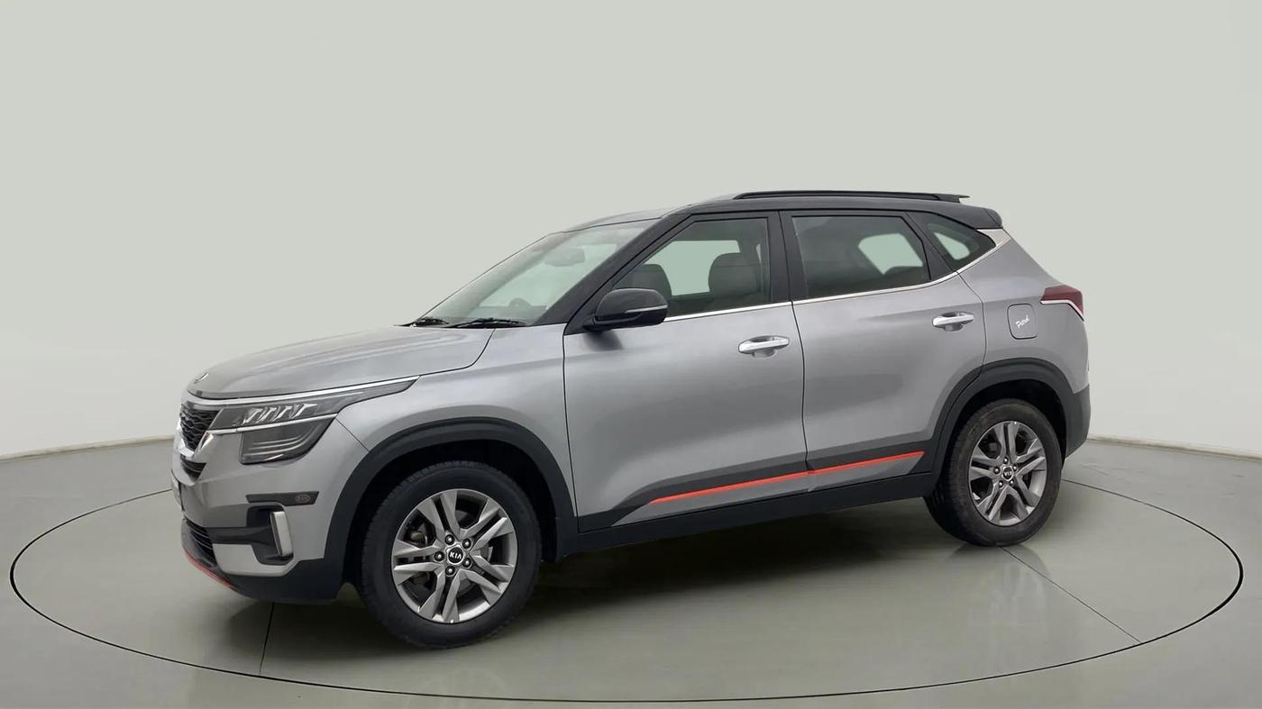 2020 KIA SELTOS HTX 1.5 PETROL, Petrol, Manual, 36,930 km, Left Front Diagonal