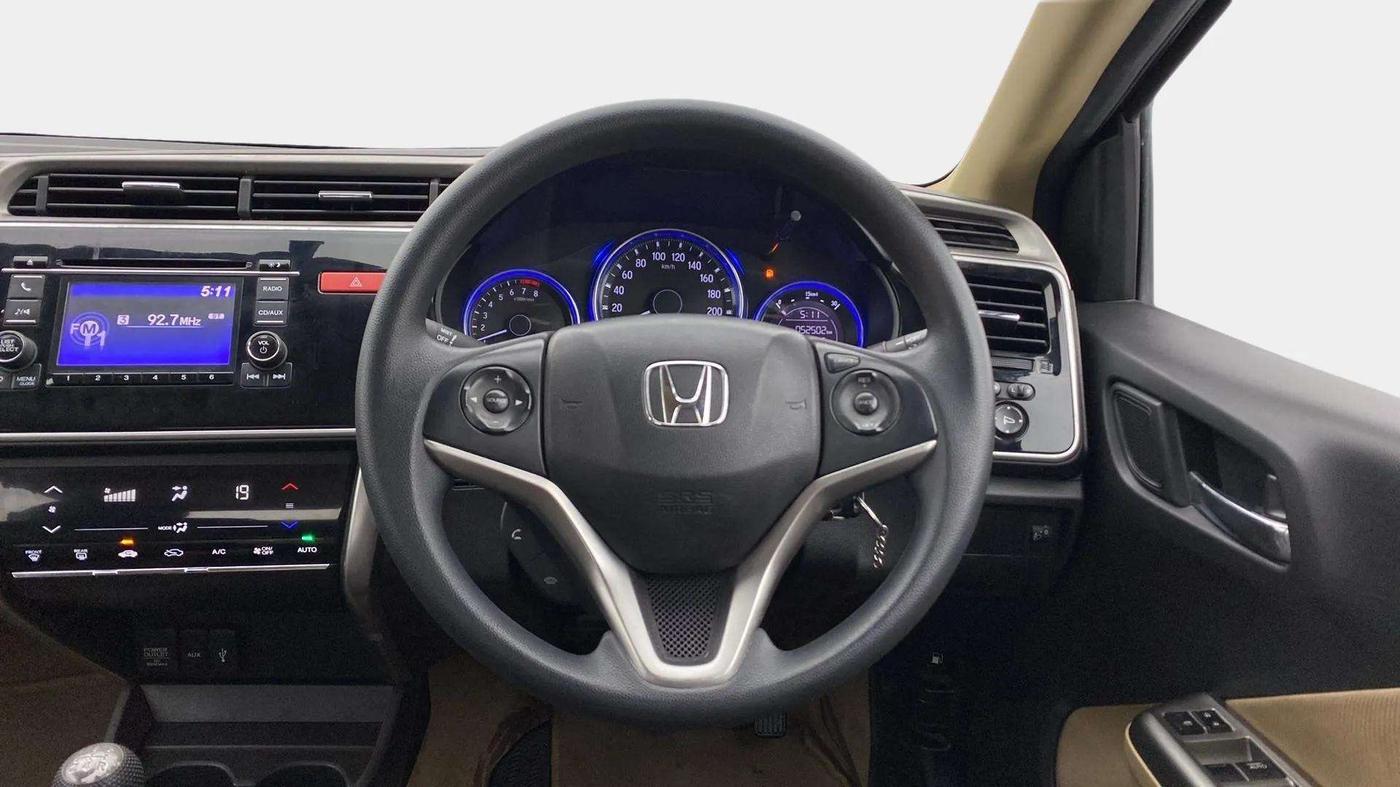 2015 Honda City 1.5L I-VTEC V MT, Petrol, Manual, 52,633 km, Steering Wheel Close Up