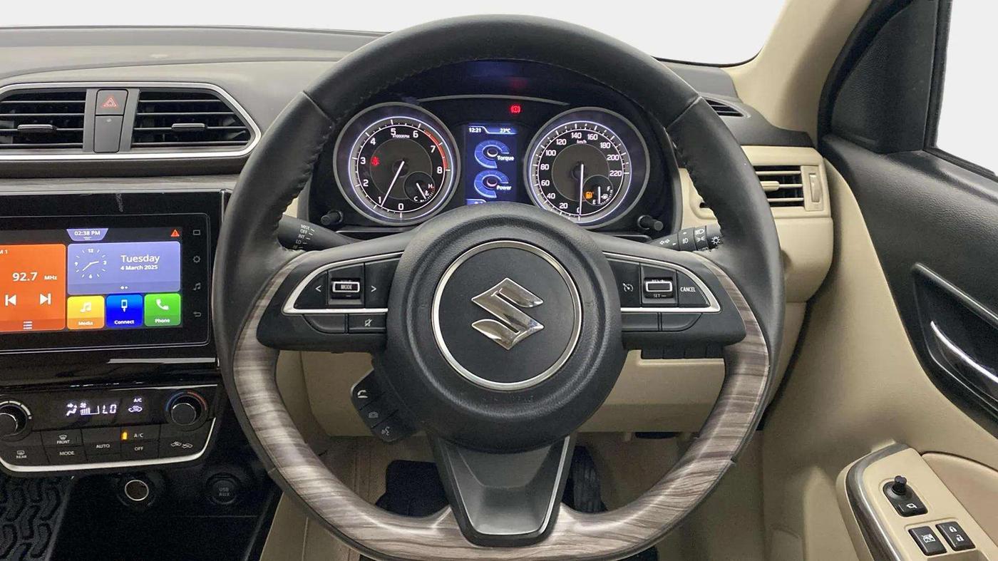 2023 Maruti Dzire ZXI Plus AMT, Petrol, Automatic, 11,679 km, Steering Wheel Close Up