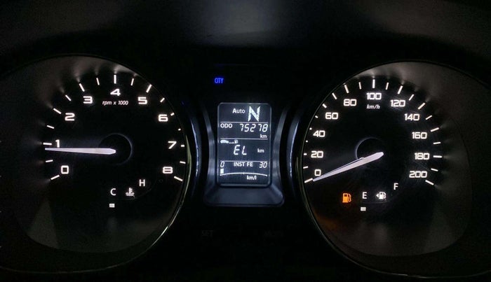 2017 Tata Tiago XZA PETROL, Petrol, Automatic, 75,267 km, Odometer Image