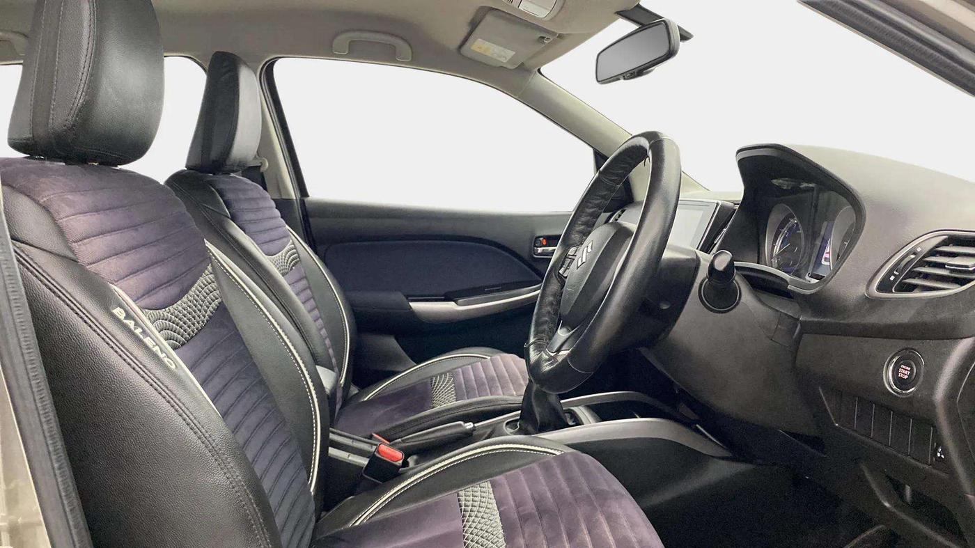 2021 Maruti Baleno ZETA PETROL 1.2, Petrol, Manual, 63,603 km, Right Side Front Door Cabin