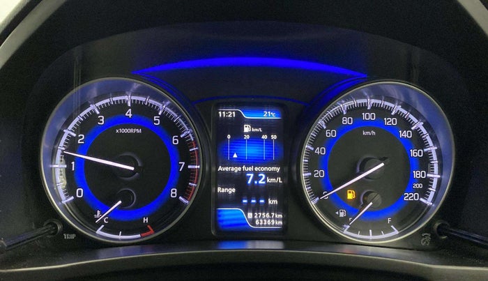 2021 Maruti Baleno ZETA PETROL 1.2, Petrol, Manual, 63,425 km, Odometer Image