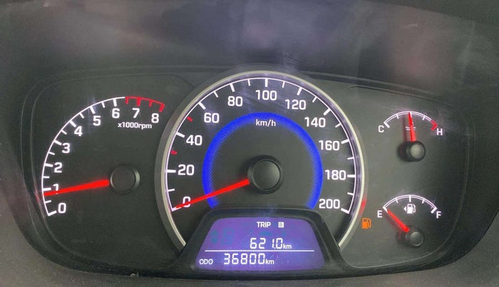 2017 Hyundai Grand i10 SPORTZ (O) 1.2 KAPPA VTVT, Petrol, Manual, 36,855 km, Odometer Image