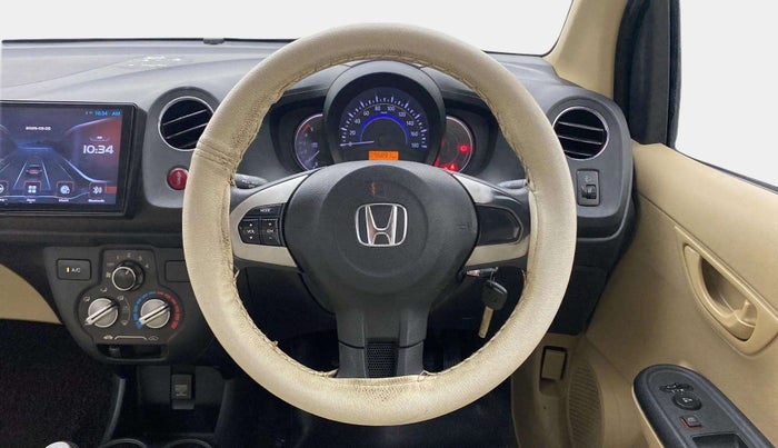 2015 Honda Amaze 1.5L I-DTEC S, Diesel, Manual, 96,850 km, Steering Wheel Close Up