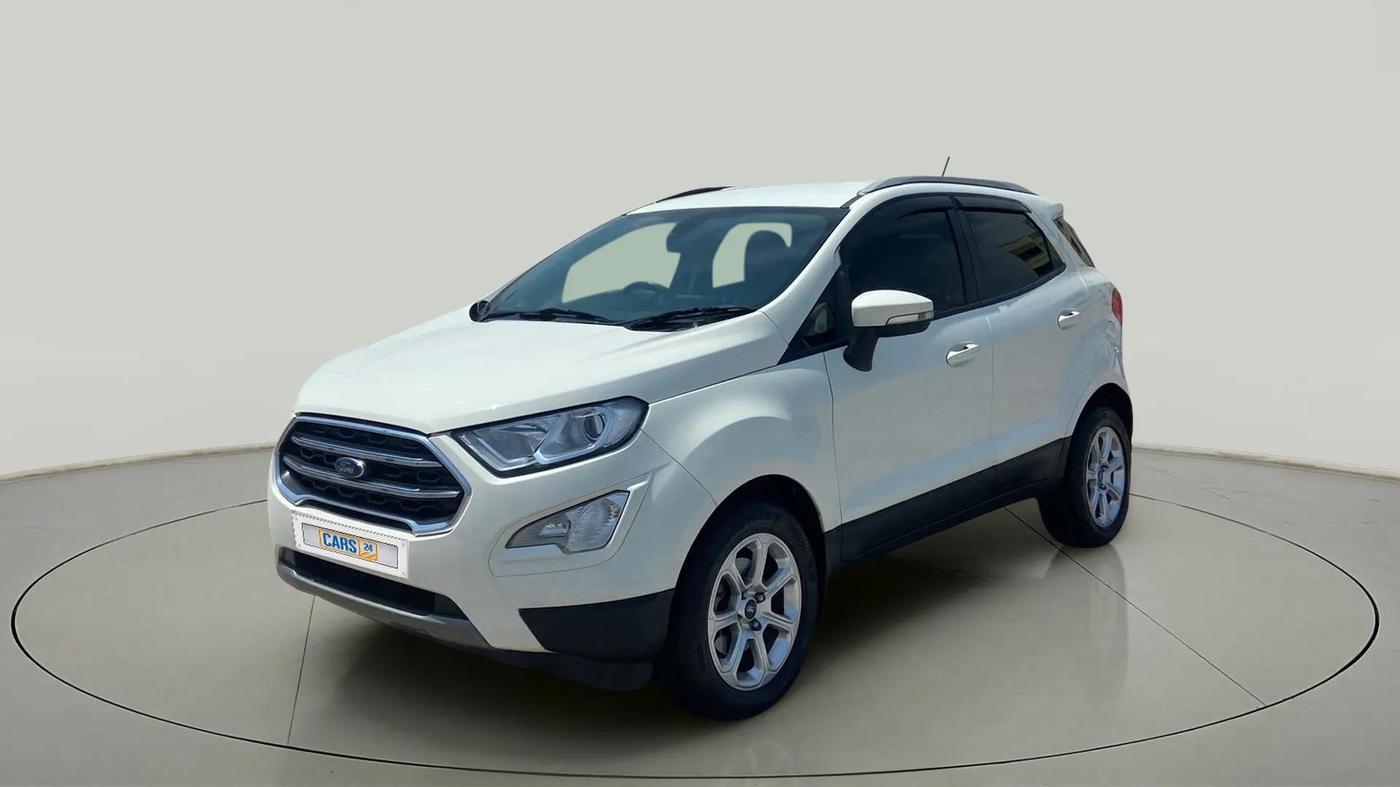 2019 Ford Ecosport TITANIUM + 1.5L PETROL AT, Petrol, Automatic, 78,617 km, Left Front Diagonal