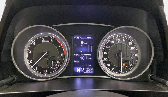 2021 Maruti Dzire ZXI Plus AMT, Petrol, Automatic, 36,763 km, Odometer Image