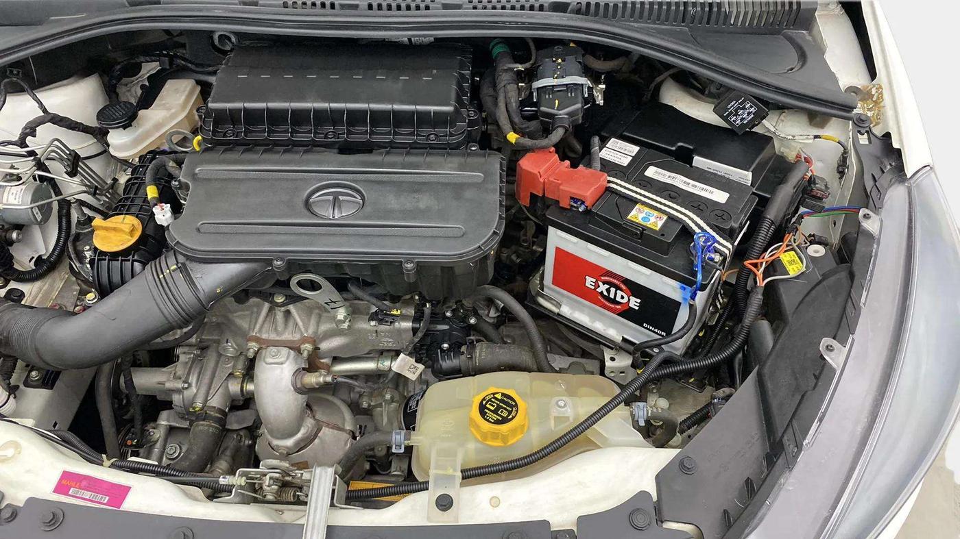 2023 Tata TIGOR XZ CNG, CNG, Manual, 34,384 km, Engine View - Left
